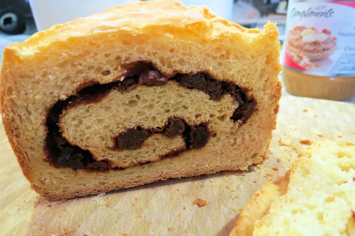 Cinnamon-raisin bread